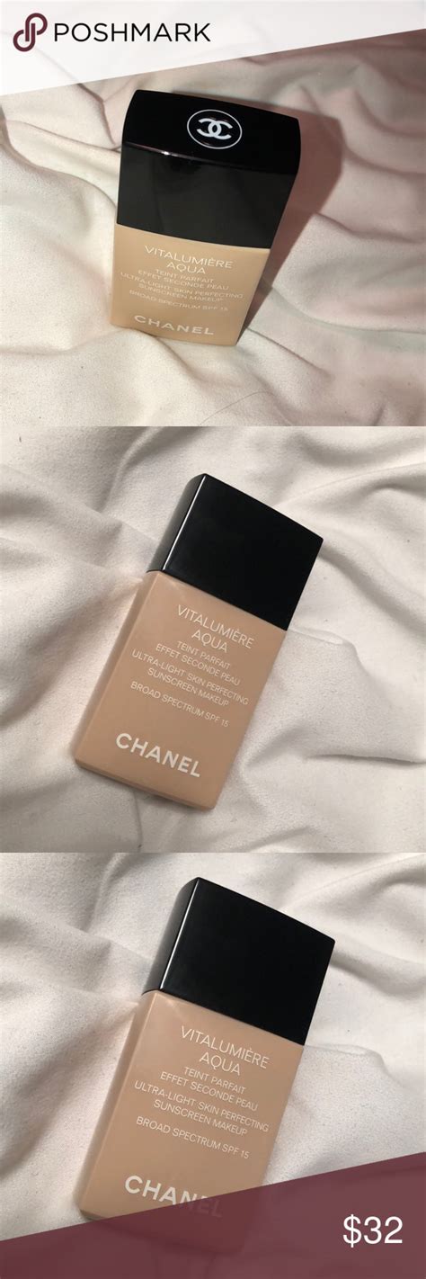 chanel vitalumiere aqua foundation review|Chanel vitalumiere aqua 10 beige.